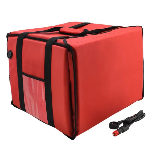 WarmBag/Pizzabag PRO - vyhrievaná taška na doručenie - na 8 krabíc na pizzu 35x35cm - červená - Image 8