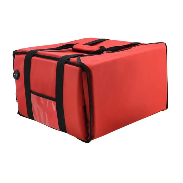 WarmBag/Pizzabag PRO - Vyhrievaná taška na doručenie - na 6 krabíc na pizzu s rozmermi 45x45cm - červená - Image 6