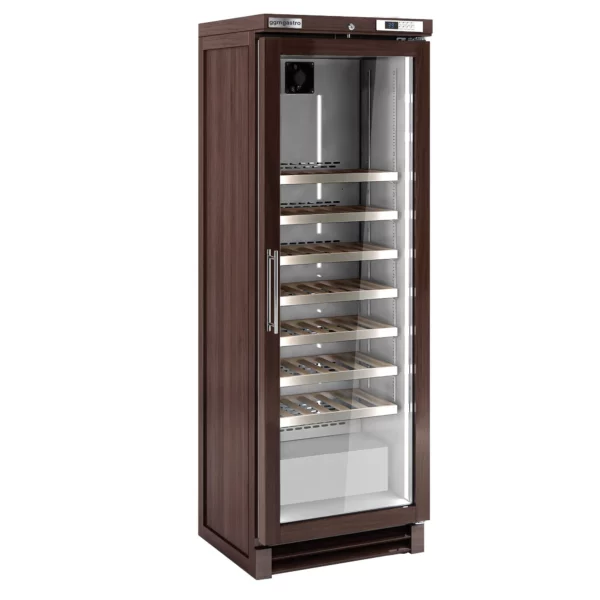 Chladnička na víno pravé drevo - 1 klimatická zóna - 350 litrov - max.100 fliaš - Image 6