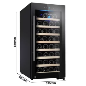 Chladnička na víno - 1 klimatická zóna - 100 litrov - max 29 fliaš