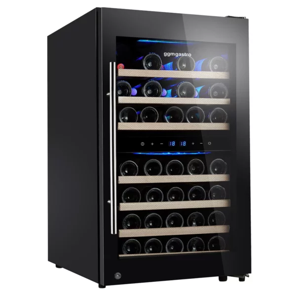 Chladnička na víno - 2 klimatické zóny - 120 litrov - max 45 fliaš - Image 7