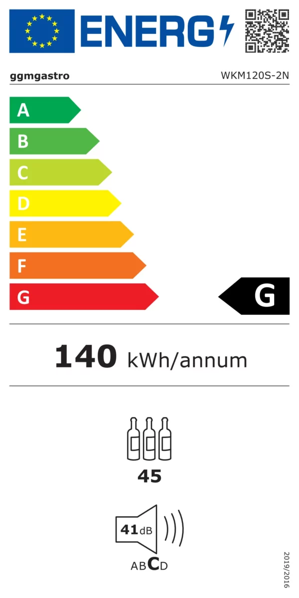 Chladnička na víno - 2 klimatické zóny - 120 litrov - max 45 fliaš - Image 10