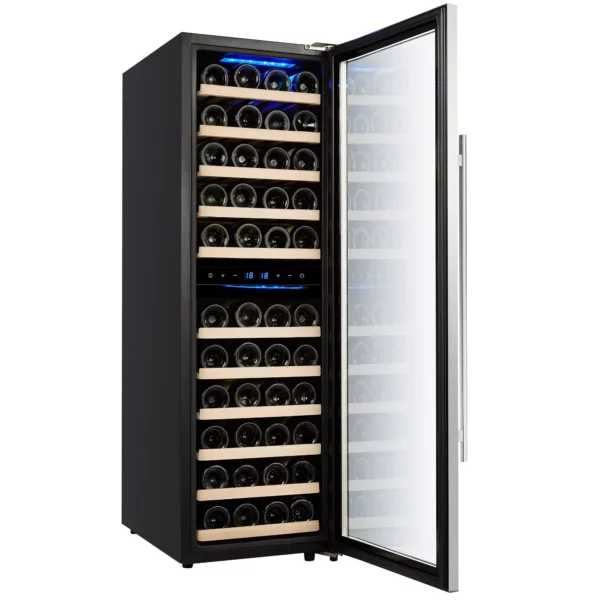 Chladnička na víno - 2 klimatické zóny - 160 litrov - max 53 fliaš - Image 7