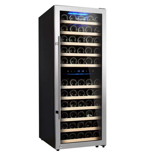 Chladnička na víno - 2 klimatické zóny - 200 litrov - max 73 fliaš - Image 6