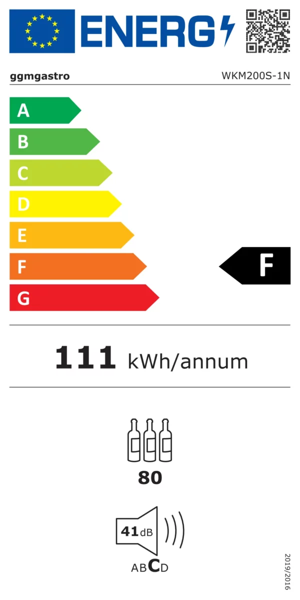 Chladnička na víno - 1 klimatická zóna - 200 litrov - max 80 fliaš - Image 10