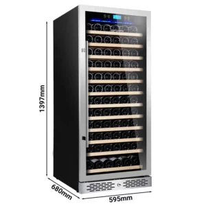Chladnička na víno - 1 klimatická zóna - 350 litrov - max 127 fliaš