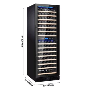 Chladnička na víno - 2 klimatické zóny - 450 litrov - max.160 fliaš