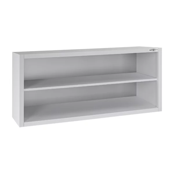 Nerezová nástenná skrinka ECO - 1400x400mm - bez posuvných dverí - výška 650mm - Image 4