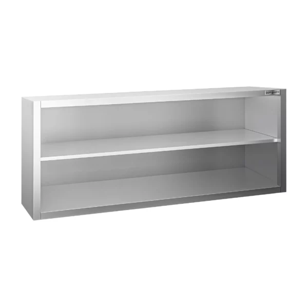 Nerezová nástenná skrinka PREMIUM - 1600x400mm - bez posuvných dverí - výška 650mm - Image 4
