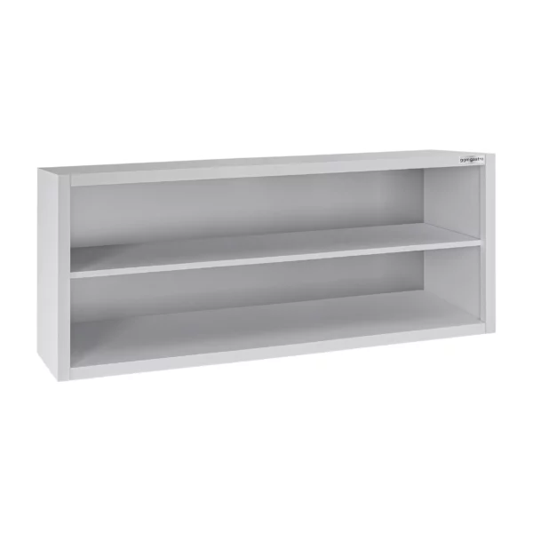 Nerezová nástenná skrinka ECO - 1600x400mm - bez posuvných dverí - výška 650mm - Image 4