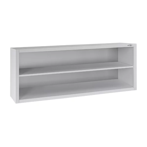 Nerezová nástenná skrinka ECO - 1800x400mm - bez posuvných dverí - výška 650mm - Image 4
