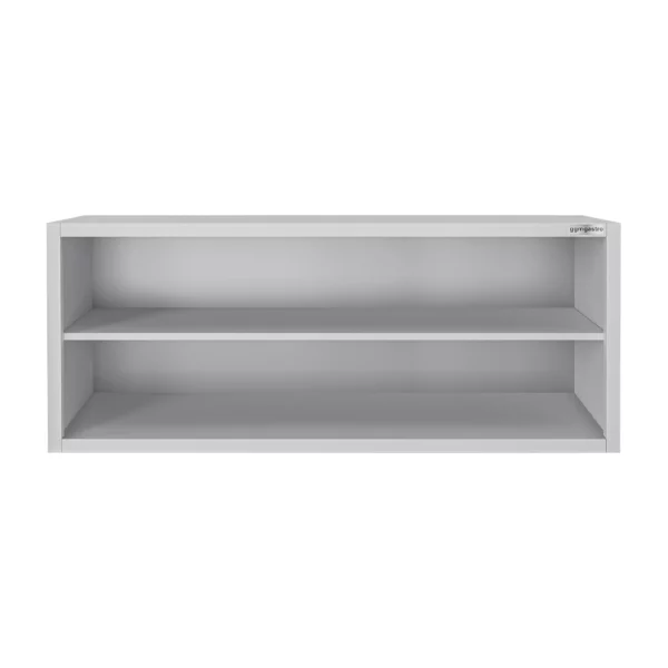 Nerezová nástenná skrinka ECO - 1800x400mm - bez posuvných dverí - výška 650mm - Image 6