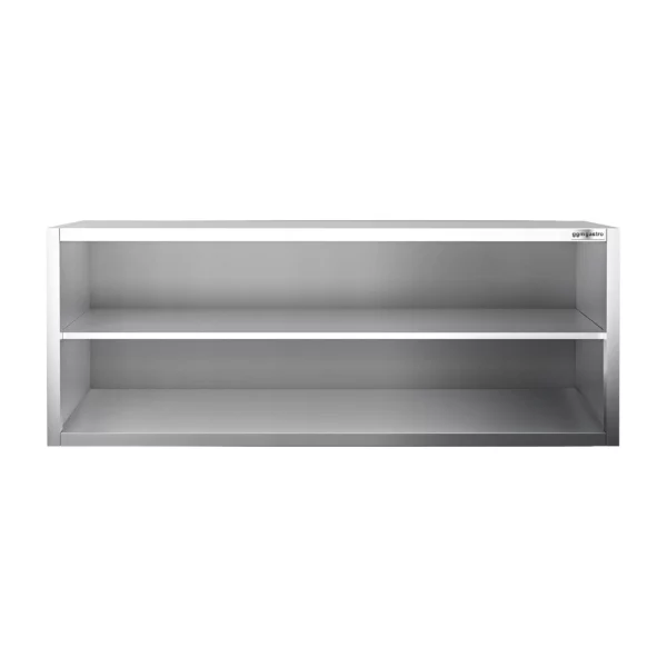 Nerezová nástenná skrinka PREMIUM - 2000x400mm - bez posuvných dverí - výška 650mm - Image 6