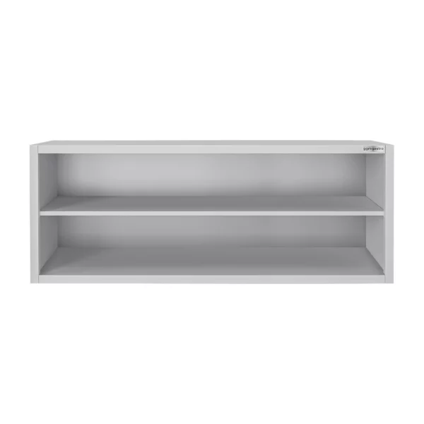 Nerezová nástenná skrinka ECO - 2000x400mm - bez posuvných dverí - výška 650mm - Image 6