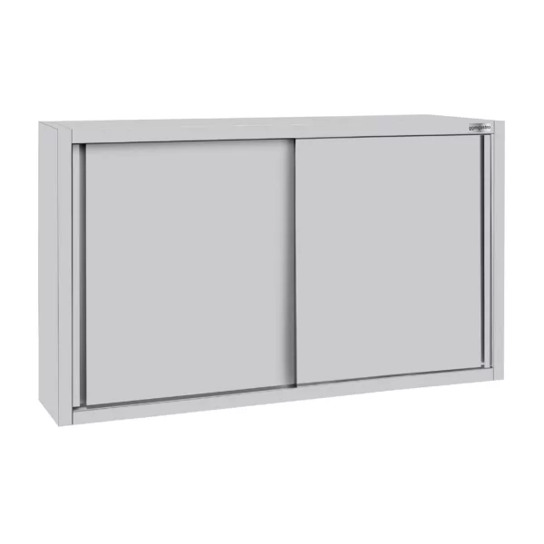 Nerezová nástenná skrinka ECO - 1400 mm - s posuvnými dverami 1000 vysoká - Image 5