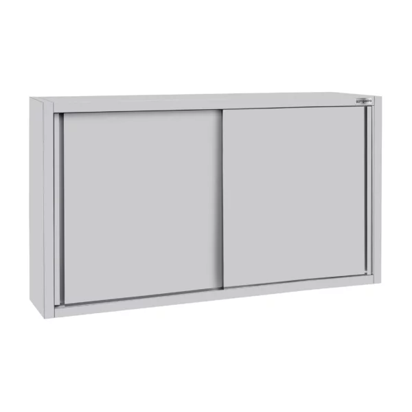 Nerezová nástenná skrinka ECO - 1600 mm - s posuvnými dverami 1000 vysoká - Image 5