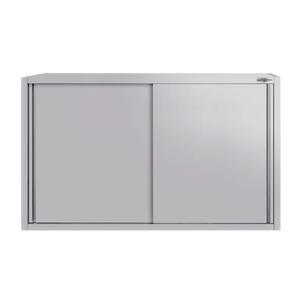 Nerezová nástenná skrinka ECO - 1800 mm - s posuvnými dverami 1000 mm vysoká - Image 7