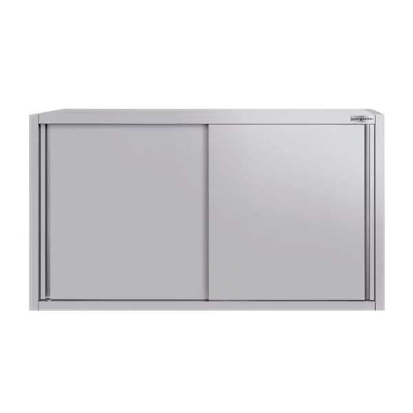 Nerezová nástenná skriňa ECO - 2000 mm - s posuvnými dverami 800 mm vysoká - Image 7