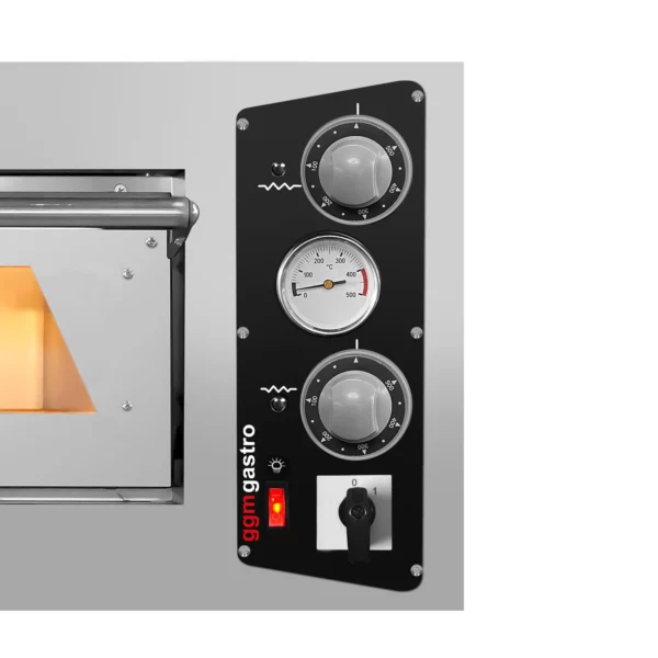 Elektrická pec na pizzu - 6x 35cm (hl.) - manuálna - Image 3