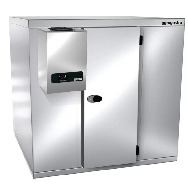 Mraziaca bunka z nehrdzavejúcej ocele - 1800 x 2100 mm - 5,13 m3 - vrátane mraziacej jednotky a líšt - Image 10
