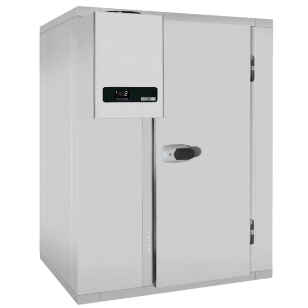 Mraziaca bunka z nehrdzavejúcej ocele - 1800 x 2100 mm - 5,13 m3 - vrátane mraziacej jednotky a líšt - Image 13
