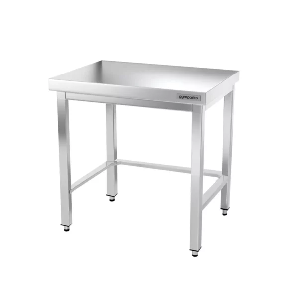 Nerezový pracovný stôl PREMIUM - 1000x600mm - s podnožou a výstuhou - Image 6