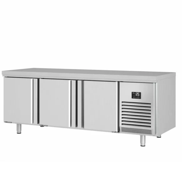 Pekársky chladiaci stôl PREMIUM PLUS - 2185x800mm - s 3 dverami - Image 9