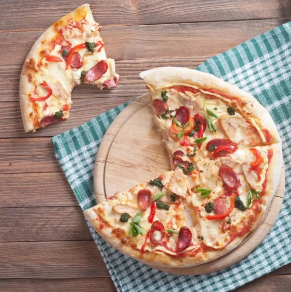 Elektrická pec na pizzu - 6x 34cm - manuálna - vrátane digestora a základného rámu - Image 5