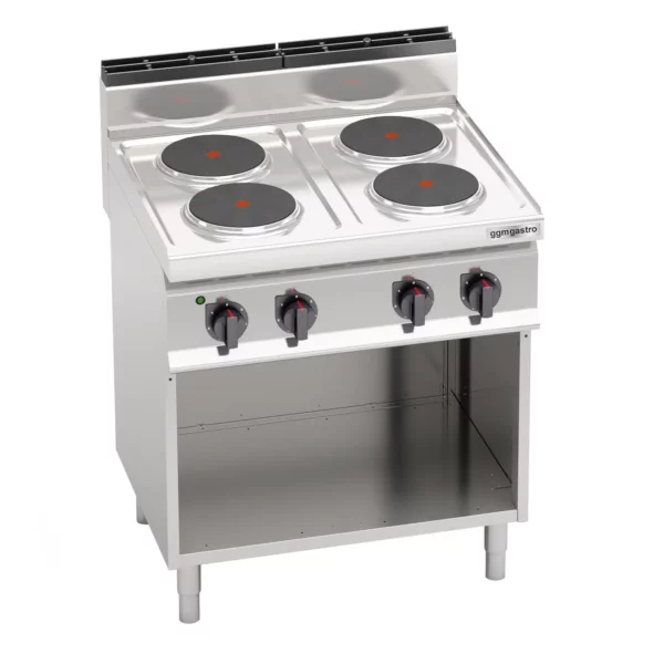 Elektrický sporák - 10,4 kW - 4 platne okrúhle