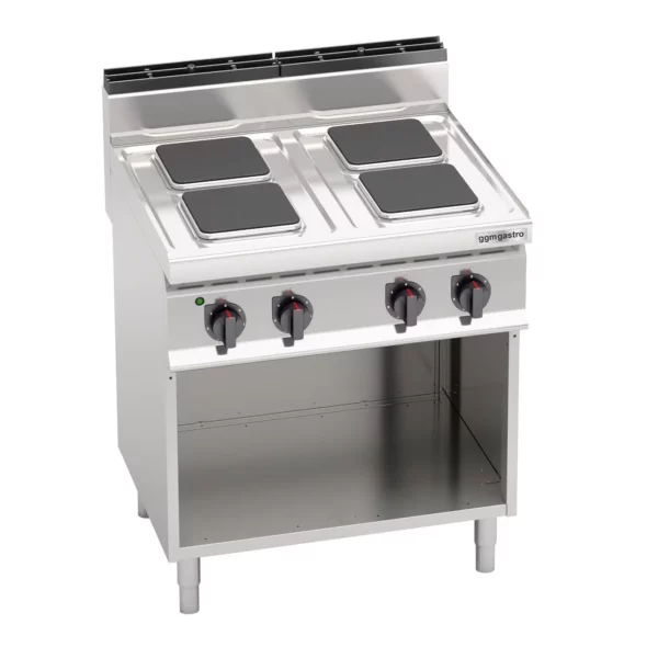 Elektrický sporák - 10,4 kW - 4 platne štvorcové - Image 4