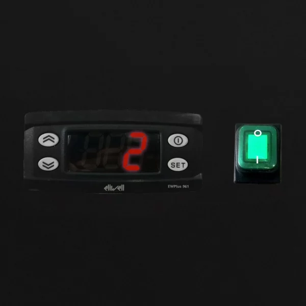 Chladnička ECO - 600 litrov - s 1 dvierkami - vnútro dvierok z nerezu - Image 4