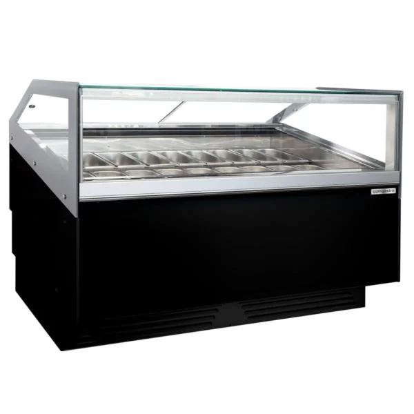 Zmrzlinový pult - 1200 mm - s LED osvetlením - pre 12x 5l alebo 8x 7l nádobu