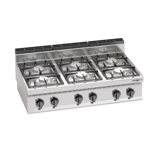 Plynový sporák - 33,5 kW - 6 horákov - Image 3