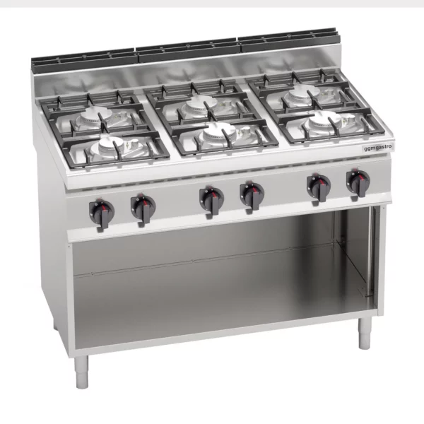 Plynový sporák - 33,5 kW - 6 horákov - Image 3