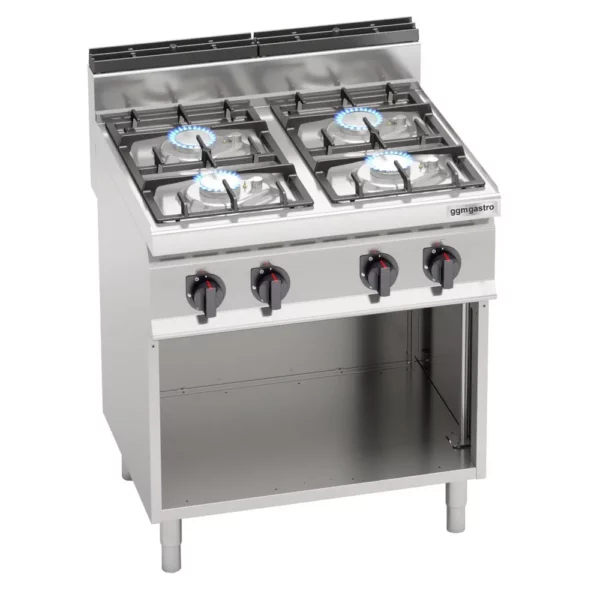 Plynový sporák - 21,5 kW - 4 horáky - Image 5