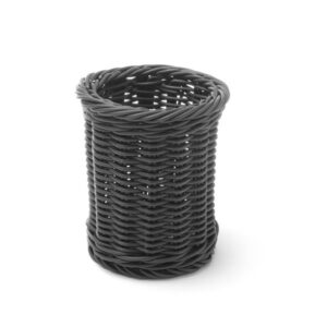 Košík na príbory, HENDI, Čierna, ø100x(H)120mm