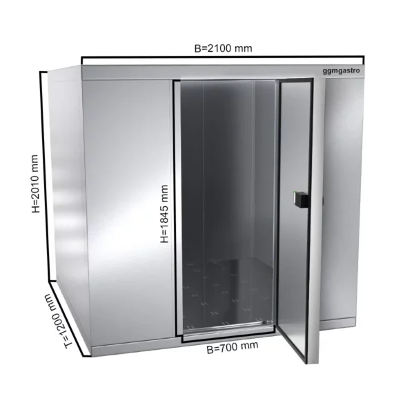 Chladiaci box - 2,1 x 1,2 m - výška: 2,01 m - 3,7 m3