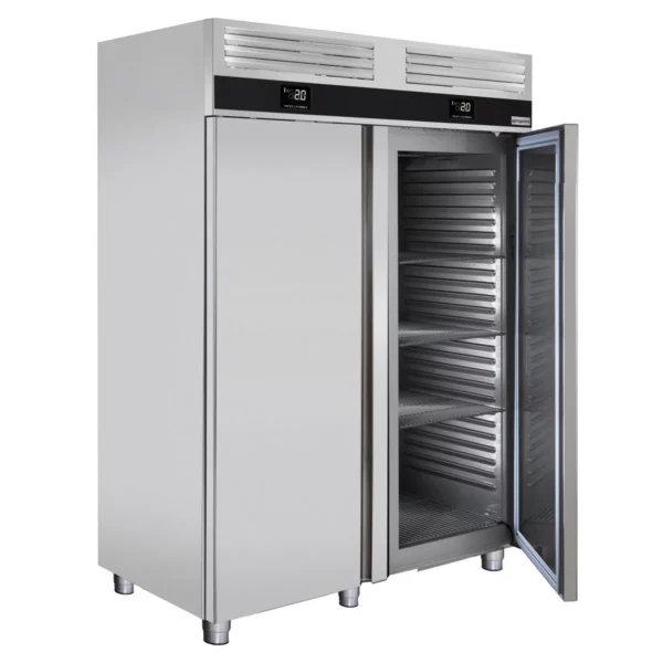 Kombinácia chladničky a mrazničky PREMIUM-GN 2/1 - 1400 litrov - 2 dvere - Image 10