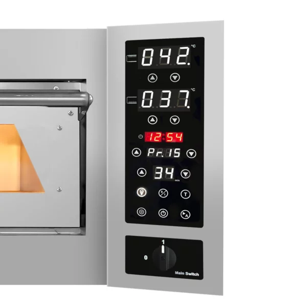 (2 kusy) elektrická pec na pizzu - 6+6x 35cm (hĺbka) - s dotykovým displejom - Image 4