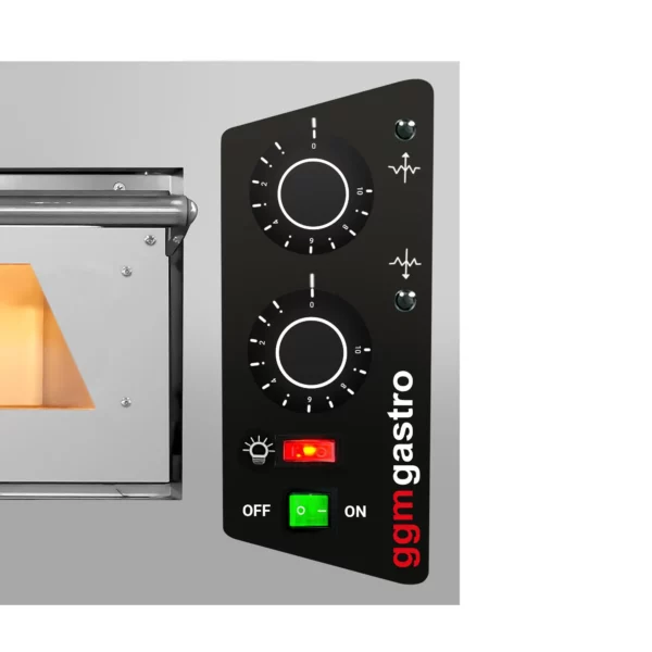Elektrická pec na pizzu - 4x 24cm - manuálna - Image 3