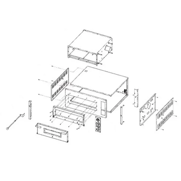 (2 kusy) elektrická pec na pizzu - 9+9x 34cm (šírka) - manuálna - Image 4