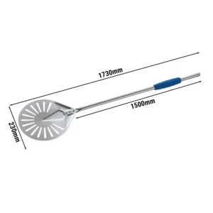 Lopata na pizzu z nerezovej ocele - Ø 23 cm - perforovaná