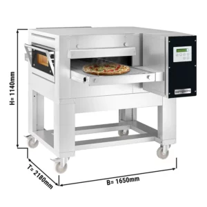 Elektrická priebežná rúra - 1670x2150mm - digitálna - šírka pásma: 800mm - vrátane základného rámu