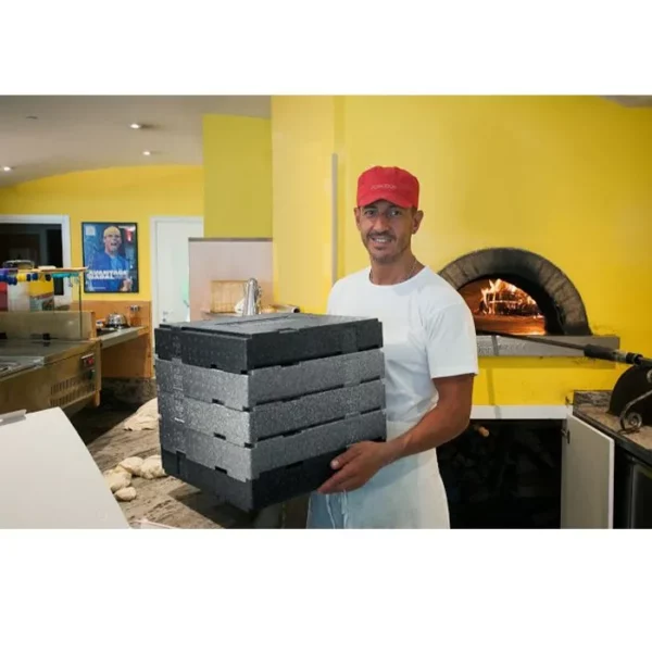 Základňa alebo veko Single Pizza System rozm. 410 x 410 x 85 mm | Termobox | Ohrievací box | Izolovaný box - Image 4
