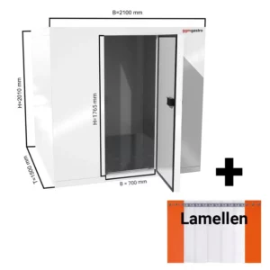 Mraziaci box - 2,1 x 1,5 m - výška: 2,01 m - 4,2 m3