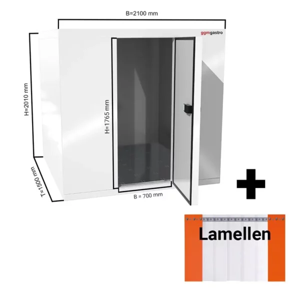 Mraziaci box - 2,1 x 1,5 m - výška: 2,01 m - 4,2 m3