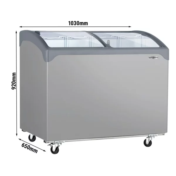 Mraznička - 1030x650mm - 209 litrov - S posuvným skleneným vekom