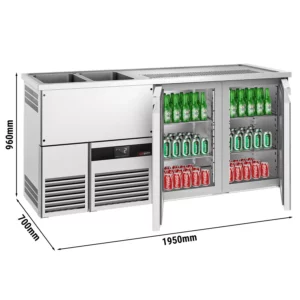 Pivný bar PREMIUM - 1950x700mm - 2 dvierka