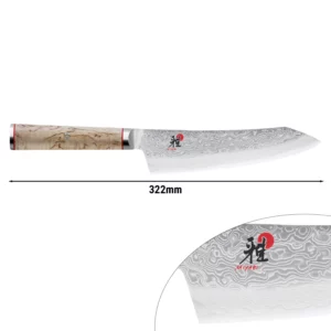 MIYABI | 5000 MCD - Kolískový nôž Santoku - čepeľ: 180mm
