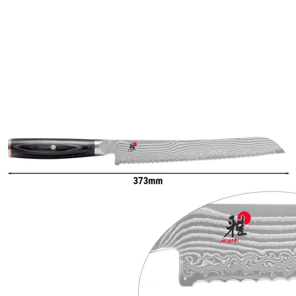 MIYABI | 5000 FC-D - Nôž na chlieb s vlnitým ostrím - čepeľ: 240mm